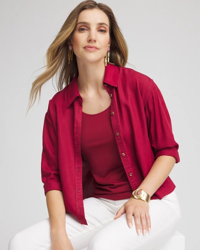 Tencel Classic Fit Shirt - image 2